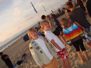 Bergfest am Strand